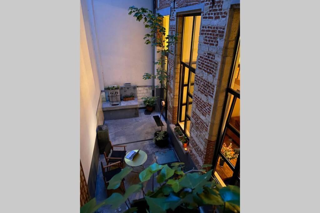 Duplex In Historical Centre With Private Courtyard Apartment Antwerp Luaran gambar