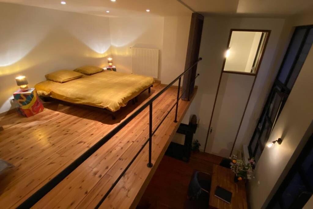 Duplex In Historical Centre With Private Courtyard Apartment Antwerp Luaran gambar